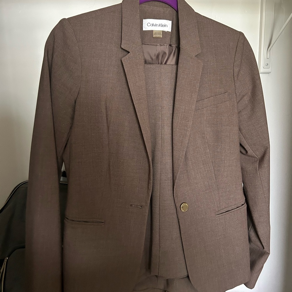 Calvin Klein Brown Sport Coat Modern Tailored Fit